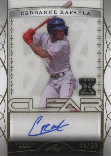 2022 Leaf Trinity - Ceddanne Rafaela #CA-DL1