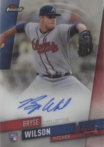 2019 Topps Finest - Bryse Wilson #FA-BW