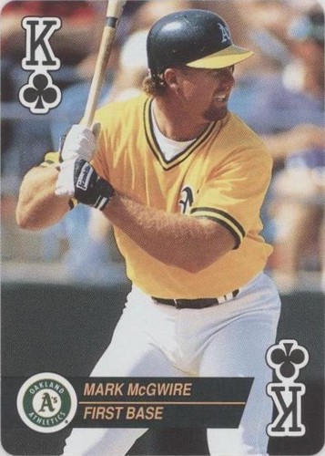 1993 Bicycle Baseball Aces Playing Cards - Mark McGwire #KC