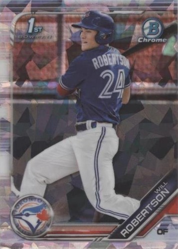 2019 Bowman Chrome Draft Sapphire Edition - Will Robertson #BDC-133