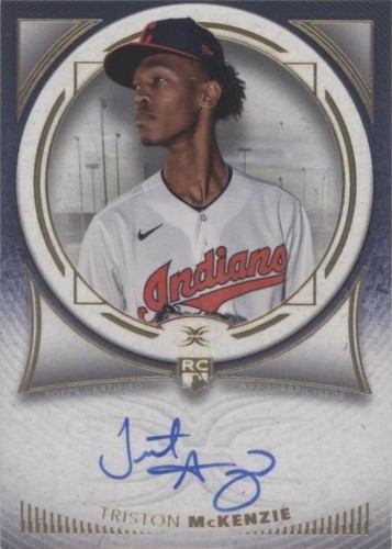 2021 Topps Definitive Collection - Triston McKenzie #DRA-TM1