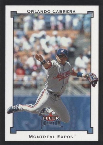 2002 Fleer Premium - Orlando Cabrera #93
