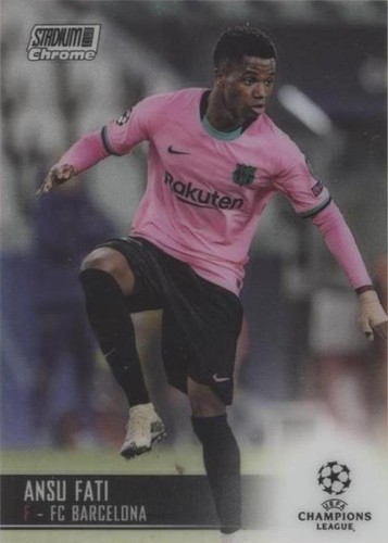 2020-21 Topps Stadium Club Chrome UCL Ansu Fati #83