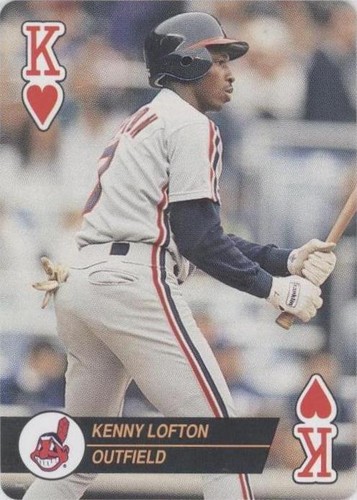 1993 Bicycle Baseball Aces Playing Cards - Kenny Lofton #KH