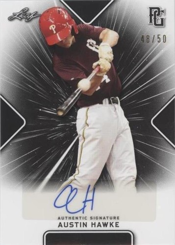 2021 Leaf Perfect Game National Showcase - Austin Hawke #BA-AH2