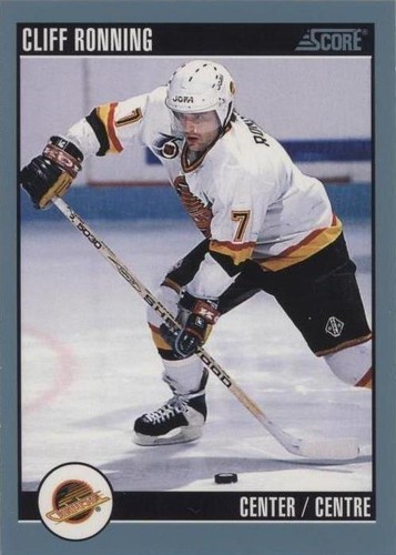 1992-93 Score Canadian - Cliff Ronning #254
