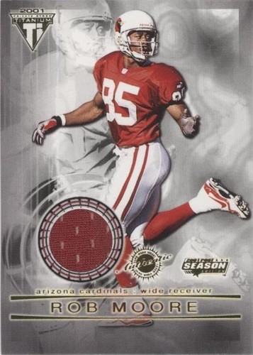 2001 Pacific Private Stock Titanium Postseason Rob Moore #4