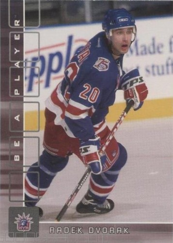 2001-02 In the Game Be A Player Memorabilia - Radek Dvorak #2