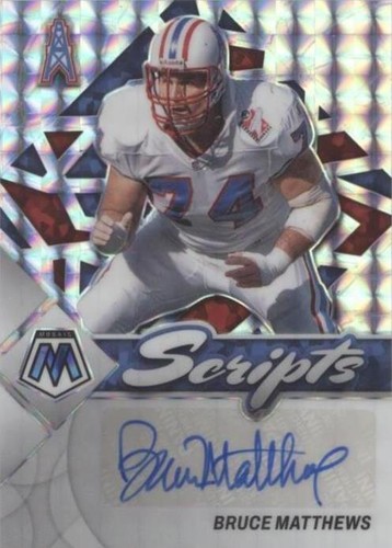 2022 Panini Mosaic Bruce Matthews #S-BM