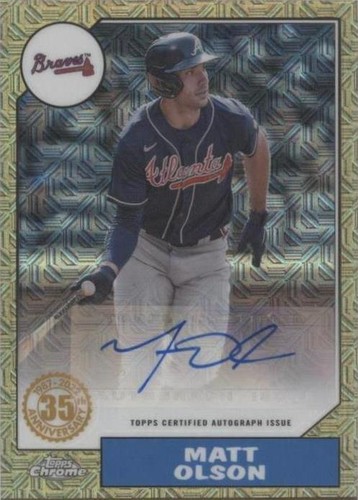 2022 Topps Update Series - Matt Olson #T87CA-MO