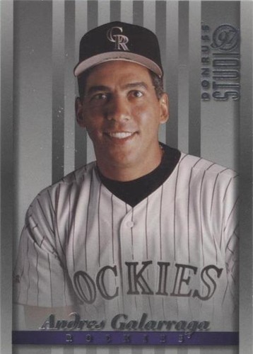 1997 Donruss Signature ANDRES GALARRAGA CENTURY MARKS AUTO アンド 