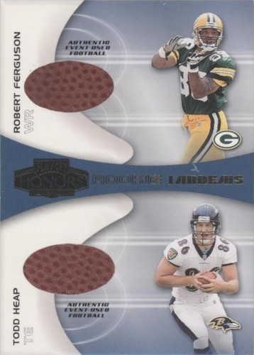 2001 Playoff Honors Robert Ferguson Todd Heap #RT-14