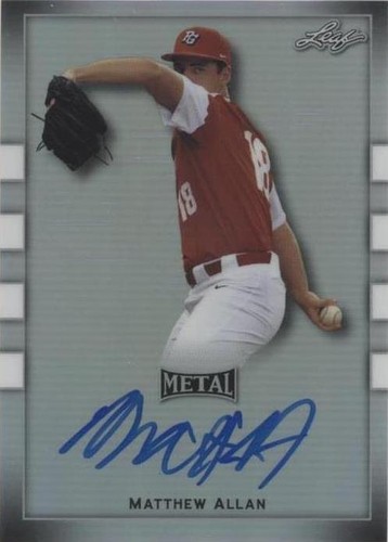 2018 Leaf Metal Perfect Game All-American Classic - Matthew Allan #BA-MA1