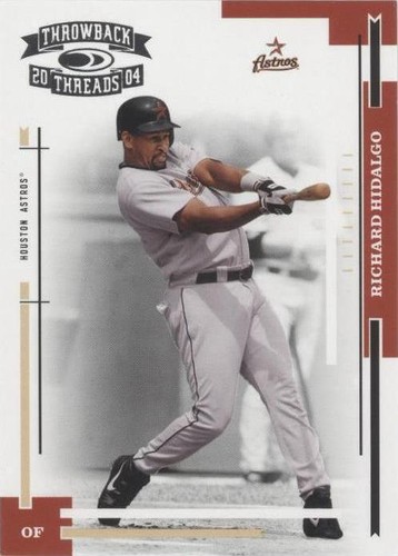 2004 Donruss Throwback Threads - Richard Hidalgo #87