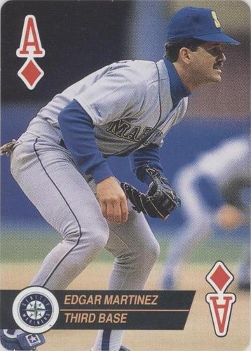 1993 Bicycle Baseball Aces Playing Cards - Edgar Martinez #AD