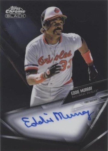 2021 Topps Chrome Black - Eddie Murray #CBA-EM