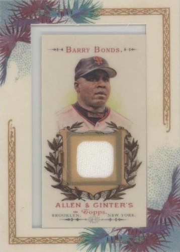 2007 Topps Allen & Ginter's - Barry Bonds #AGR-BB