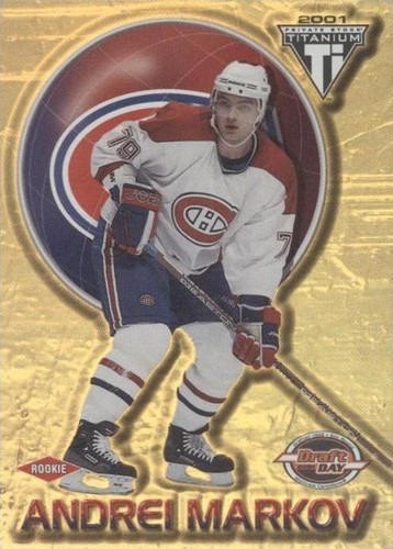 2000-01 Pacific Private Stock Titanium Draft Edition - Andrei Markov #130