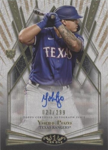 2022 Topps Tier One - Yohel Pozo #BOA-YP