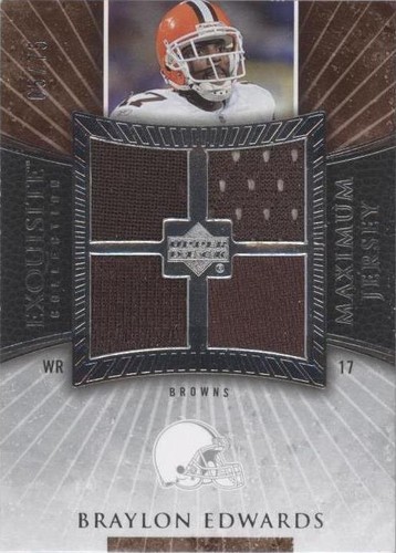 2006 Upper Deck Exquisite Collection Braylon Edwards #XXL-BE