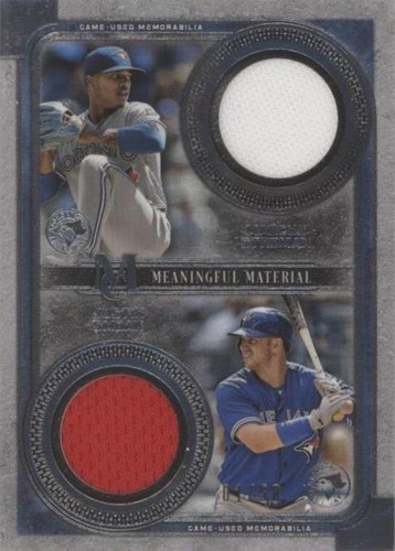 2019 Topps Museum Collection - Justin Smoak Marcus Stroman #DMR-SS