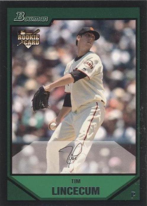 2007 Bowman Draft Picks & Prospects - Тим Линсекум #BDP11