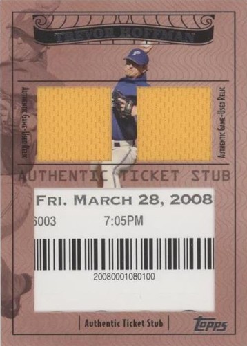 2009 Topps Ticket To Stardom - Trevor Hoffman #TSP2-54