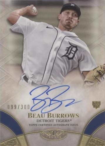 2021 Topps Tier One - Beau Burrows #BOA-BBU
