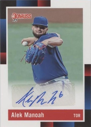 2022 Panini Donruss - Alek Manoah #R88S-AL