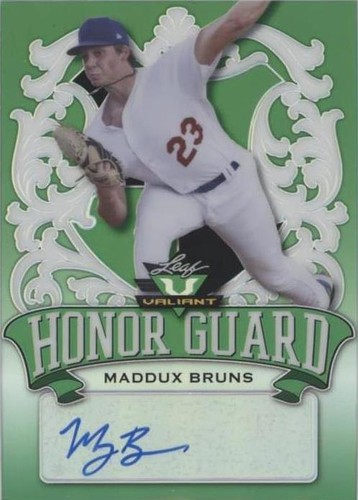 2021 Leaf Valiant - Maddux Bruns #HG-MB1