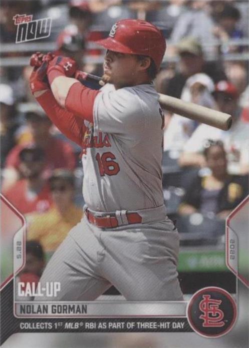2022 Topps Now - Nolan Gorman #218