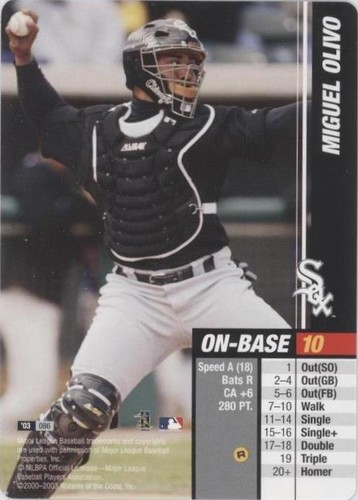 2003 MLB Showdown Trading Deadline - Miguel Olivo #086