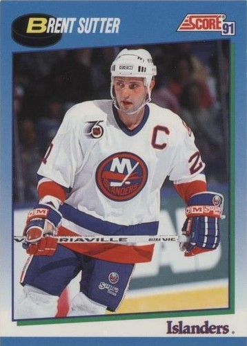 1991-92 Score Canadian - Brent Sutter #463