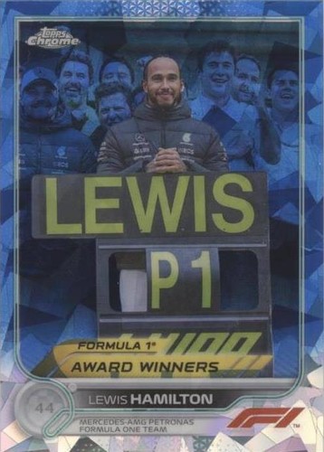 2022 Topps Chrome Sapphire Edition Formula 1 - Lewis Hamilton #198