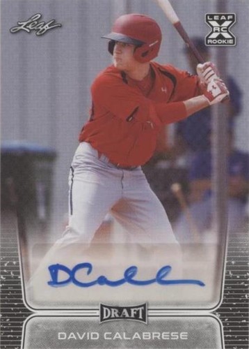 2020 Leaf Draft - David Calabrese #BA-DC4