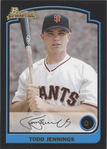 2003 Bowman Draft Picks & Prospects - Todd Jennings #BDP55