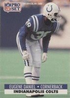 1991 Pro Set Eugene Daniel #526