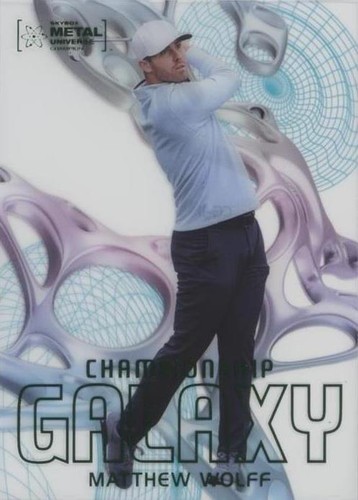 2021 Skybox Metal Universe Champions - Matthew Wolff #CG-11