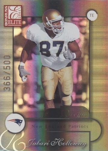 2001 Donruss Elite Jabari Holloway #159