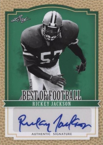 2012 Leaf Best of Football Rickey Jackson #BA-RJ1