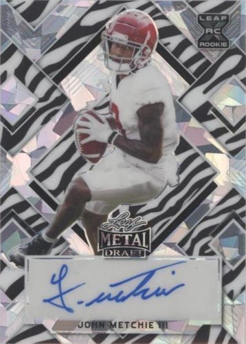 2022 Leaf Metal Draft John Metchie III #BA-JM1