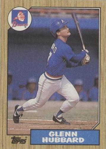 1987 Topps - Glenn Hubbard #745