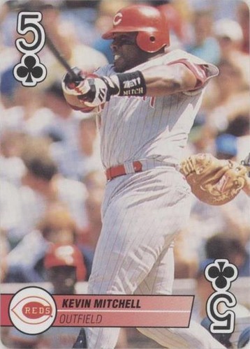 1995 Bicycle Baseball Aces Playing Cards - Kevin Mitchell #5C