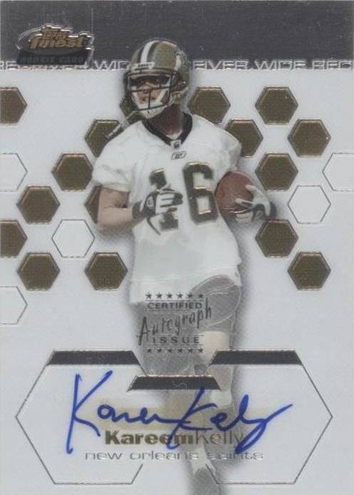 2003 Topps Finest Kareem Kelly #126