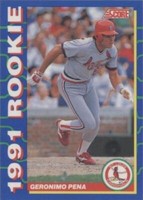 1991 Score Rookies - Geronimo Pena #17