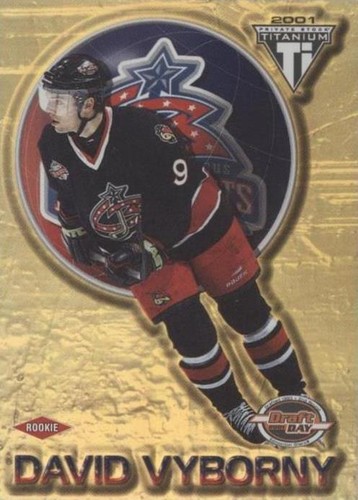 2000-01 Pacific Private Stock Titanium Draft Edition - David Vyborny #115