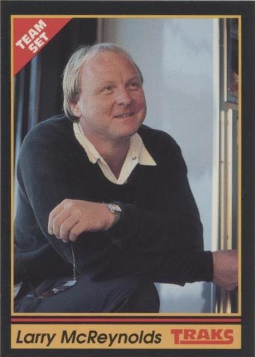 1992 Traks Team Sets - Larry McReynolds #32