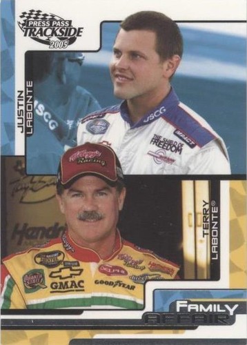 2005 Press Pass Trackside - Justin Labonte Terry Labonte #78