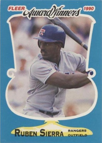 1990 Fleer Award Winners - Ruben Sierra #34