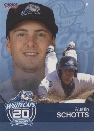 2013 Choice West Michigan Whitecaps - Austin Schotts #19